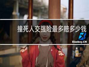 撞死人交强险最多赔多少钱