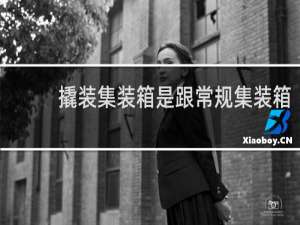 撬装集装箱是跟常规集装箱