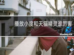 播放小度和天猫精灵谁厉害