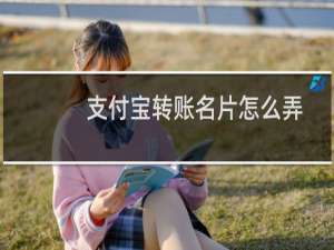 支付宝转账名片怎么弄
