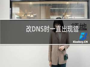 改DNS时一直出现错误-域名及账户问题