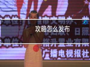 攻略怎么发布