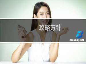 攻略方针