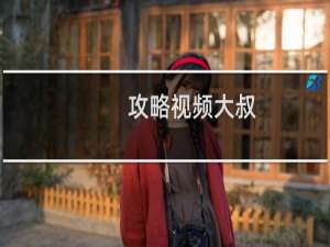 攻略视频大叔