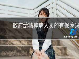 政府给精神病人买的有保险吗