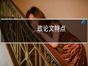 政论文特点