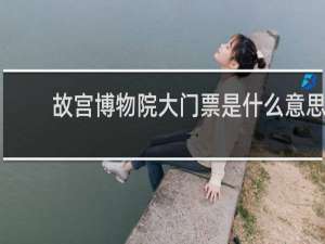 故宫博物院大门票是什么意思