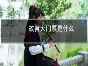 故宫大门票是什么
