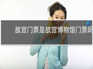 故宫门票是故宫博物馆门票吗