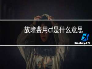 故障费用cf是什么意思