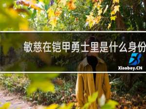 敏慈在铠甲勇士里是什么身份