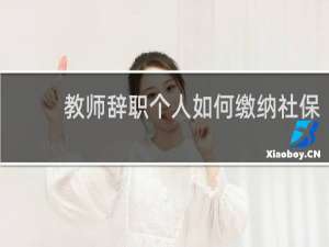 教师辞职个人如何缴纳社保