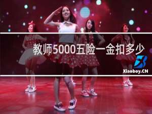 教师5000五险一金扣多少