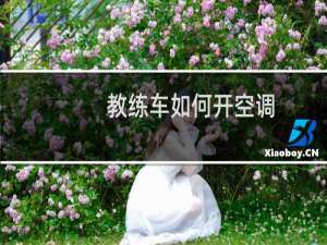 教练车如何开空调