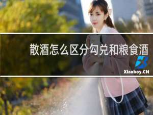 散酒怎么区分勾兑和粮食酒