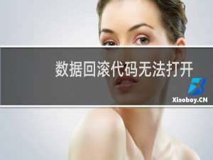 数据回滚代码无法打开-云服务器问题