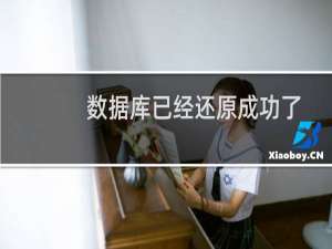 数据库已经还原成功了，数据库连接不上