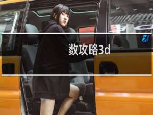 数攻略3d