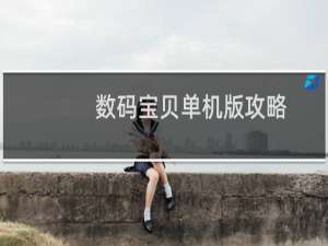 数码宝贝单机版攻略