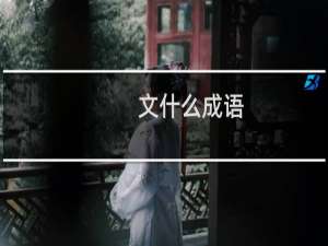 文什么成语