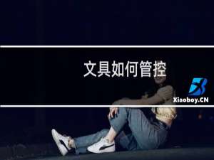 文具如何管控