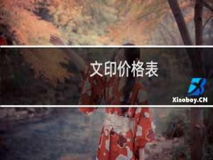 文印价格表