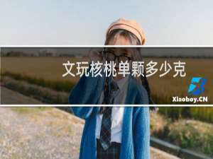 文玩核桃单颗多少克