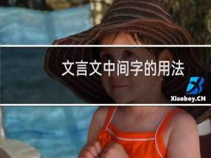 文言文中间字的用法