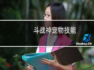 斗战神宠物技能