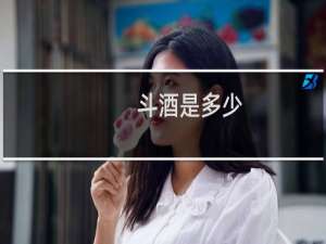 斗酒是多少
