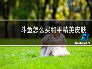 斗鱼怎么买和平精英皮肤(斗鱼怎么买和平精英皮肤视频)