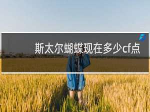 斯太尔蝴蝶现在多少cf点