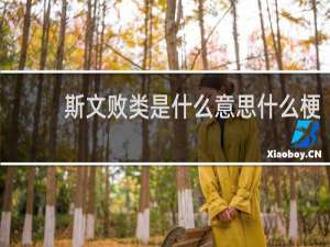 斯文败类是什么意思什么梗