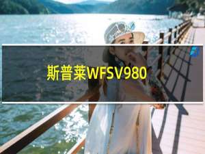 斯普莱WFSV9801-42SN-W(关于斯普莱WFSV9801-42SN-W的简介)