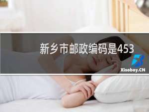 新乡市邮政编码是453000