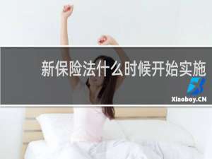 新保险法什么时候开始实施