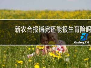 新农合报销完还能报生育险吗