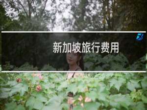 新加坡旅行费用