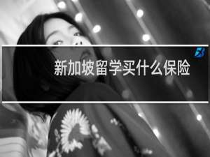 新加坡留学买什么保险