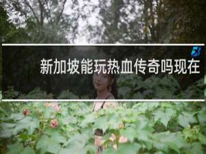 新加坡能玩热血传奇吗现在