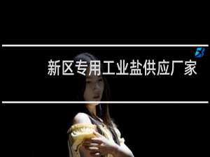 新区专用工业盐供应厂家