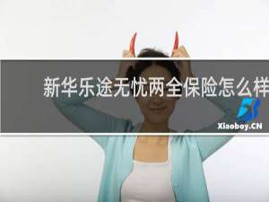 新华乐途无忧两全保险怎么样