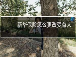 新华保险怎么更改受益人