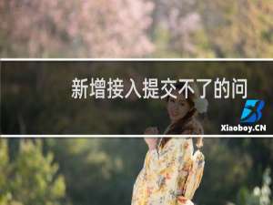 新增接入提交不了的问题-备案平台