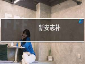 新安志补(关于新安志补的简介)