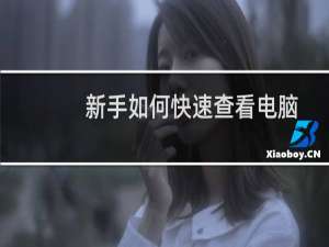 新手如何快速查看电脑硬件配置的具体方法