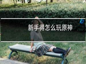 新手得怎么玩原神