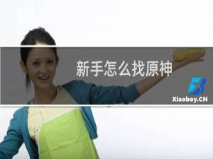 新手怎么找原神