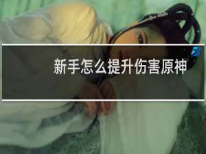 新手怎么提升伤害原神