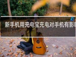 新手机用充电宝充电对手机有影响吗